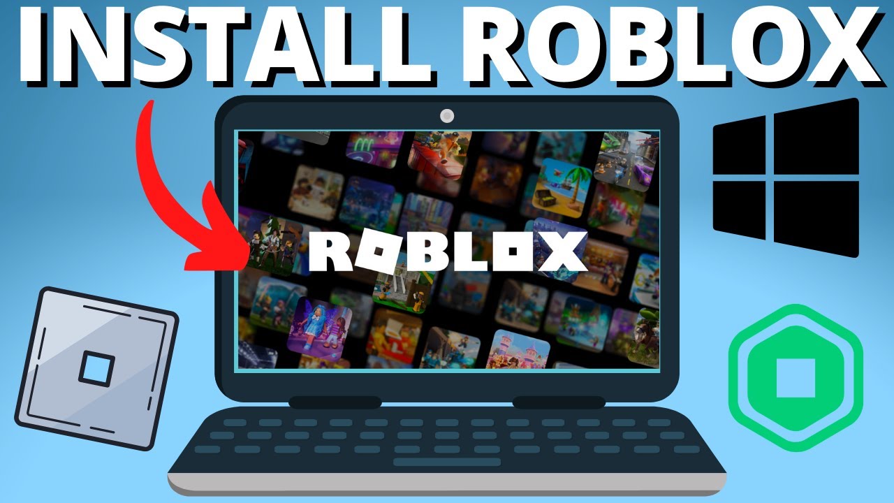 วิธี โหลด roblox ในคอม -"How to download roblox on computer"